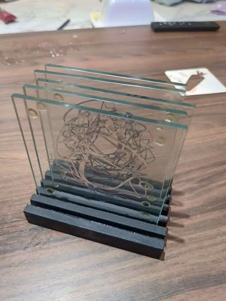 Photo of free Glass Christmas coasters (Bromham MK43) #1