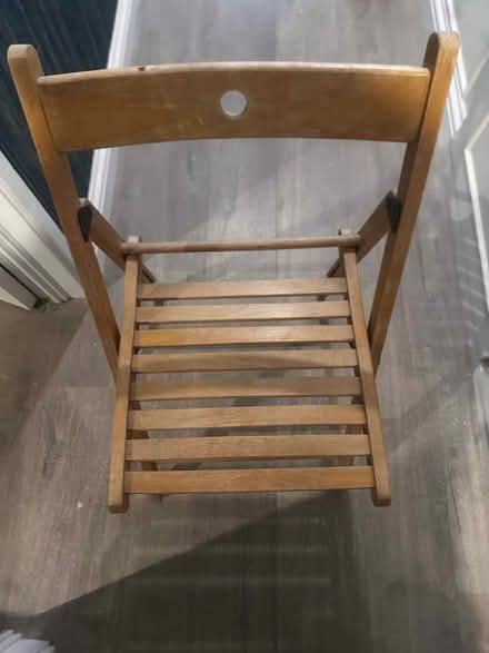 Photo of free Wooden folding chair (Whetstones N20) #1