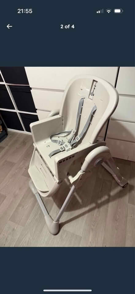 Photo of free Kinder Kraft Grey high chair (Brixton) #2