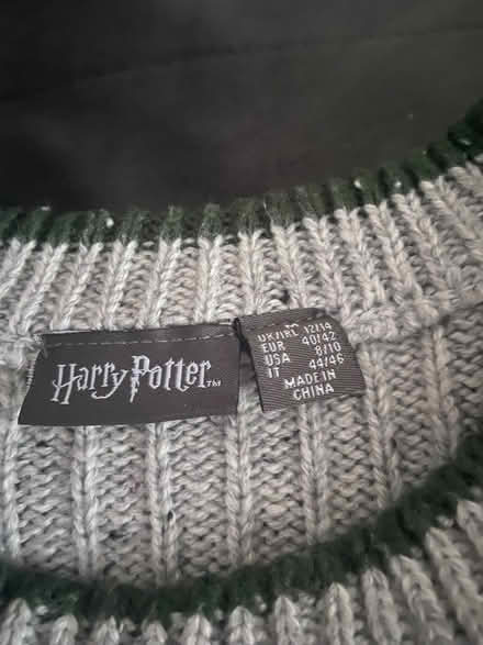 Photo of free Harry Potter/hogwarts/slytherin jumper (Coleridge Ward CB1) #2