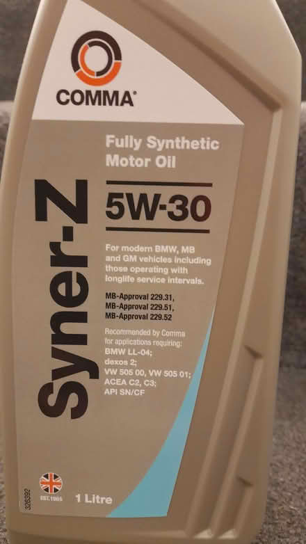 Photo of free 5w-30 motor oil (Barnsley S75) #1