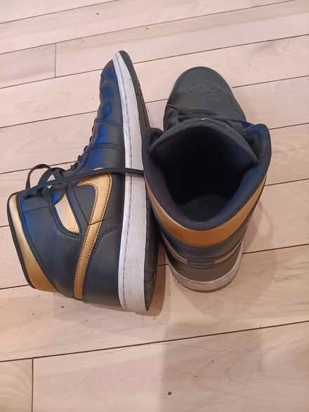 Photo of free Air Jordans Black and Gold (Bed-stuy) #3