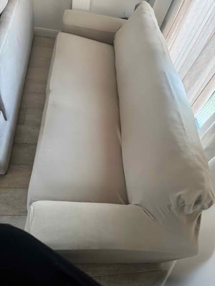 Photo of free Sofa 3 seater (ikea kivik) + sofa cover (Kitts Green B33) #4