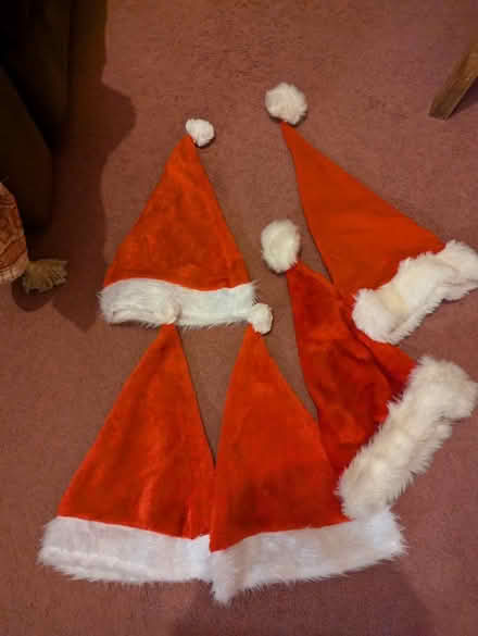 Photo of free 5 Father Christmas hats (Starcross EX6) #1