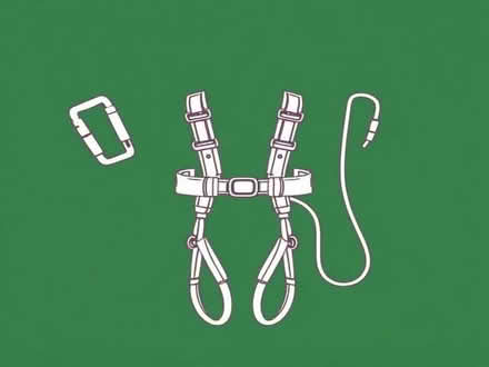 Photo of Rope climbing stuff: harness, carabineers, ropes, etc (Kendal LA9) #1