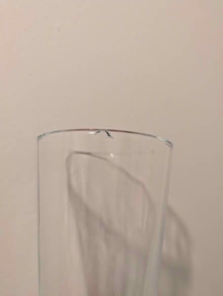 Photo of free Chipped pint glass (Downtown Oak Park) #1