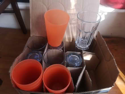 Photo of free Glasses and plastic cups (West End Woking) #1
