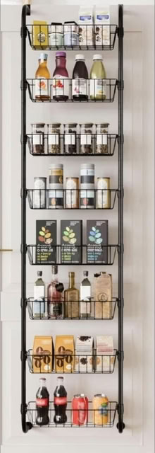 Photo of free White over door storage with 6 baskets (Buttershaw BD6) #1