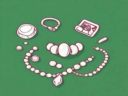 Photo of Bead, jewelry making stuff / old beaded or crystal jewlery (Redditch B97) #1