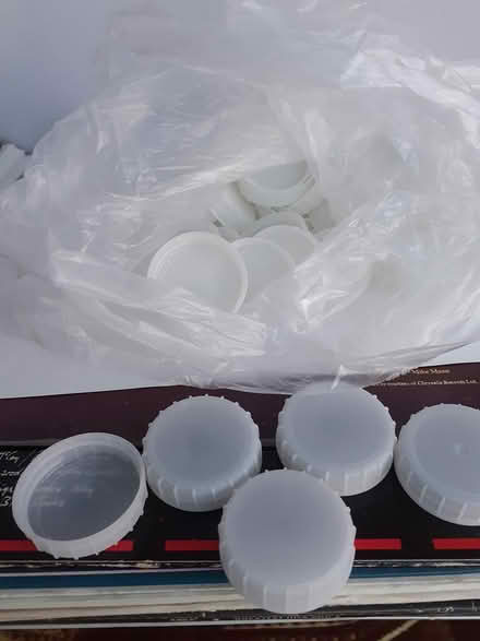 Photo of free Plastic milk bottle caps (Styvechale, Coventry) #1