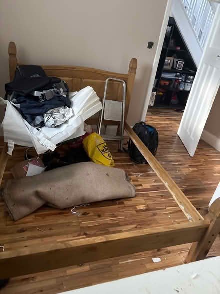 Photo of free Double wardrobe & pine bed frame (Hither Green) #2