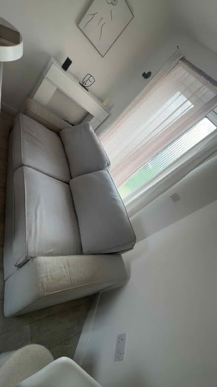 Photo of free Sofa 3 seater (ikea kivik) + sofa cover (Kitts Green B33) #1