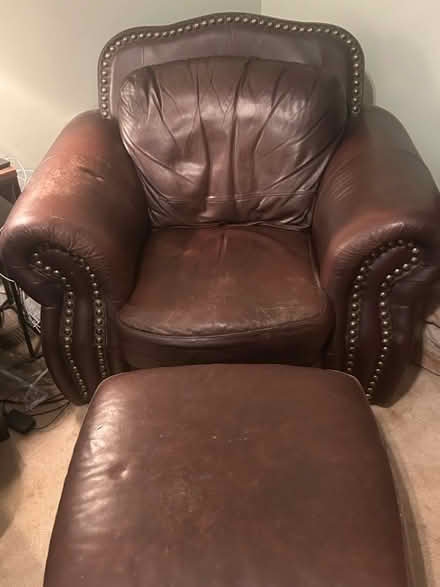 Photo of free leather living room set (Mount Airy, MD) #1