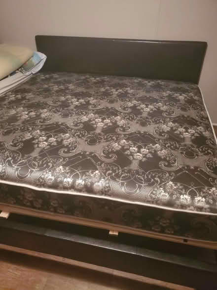 Photo of free King size frame and mattress (East, close to NE) #1
