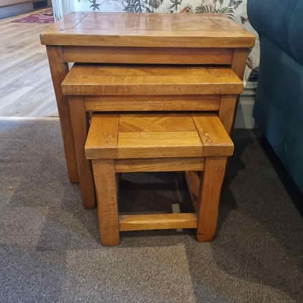 Photo of free Nest oak tables (Blackpool FY4 Fy4) #1