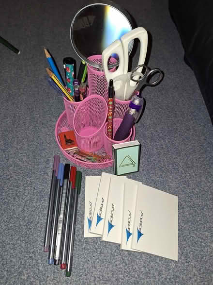 Photo of free Desk tidy and contents (Chelmsford, CM1) #1