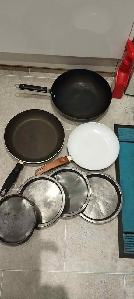Photo of free Frying pans & sponge tins (Ashgate, S42) #1
