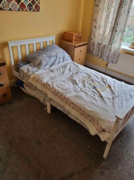 Photo of free white single bed (mansfield, NG18) #1