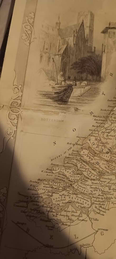 Photo of free map of Holland 1850's (melrose) #2