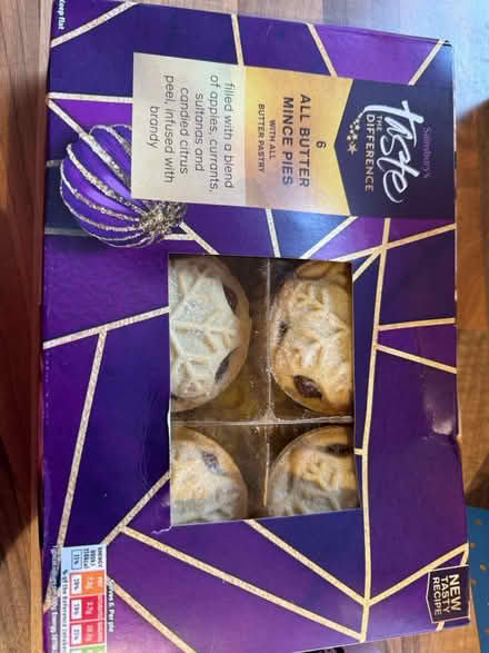 Photo of free Mince pies from Sainsbury (Shenley Brook end MK5) #2