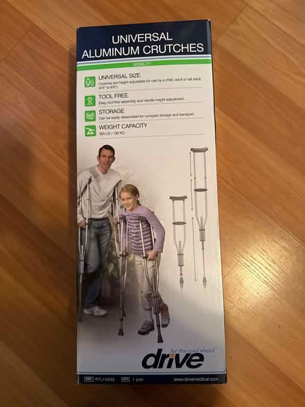 Photo of free Universal Aluminum Crutches (Lagrange) #1