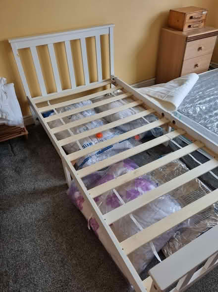 Photo of free white single bed (mansfield, NG18) #4