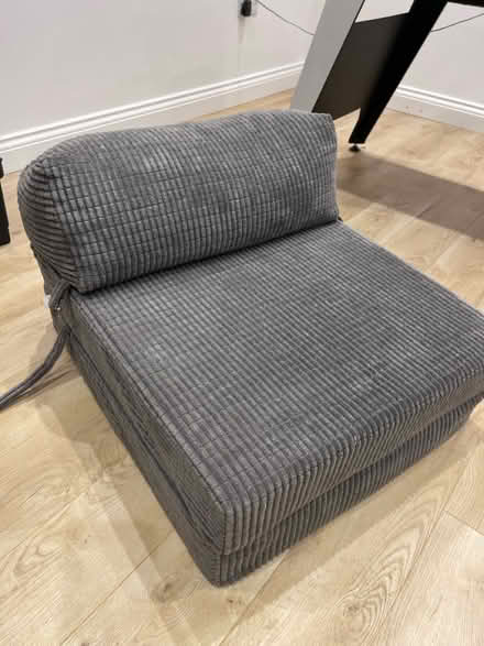 Photo of free Small single grey sofa bed (Mill Hill NW7) #2