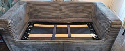 Photo of free Grey 2 seater sofa bed (West Midlands B31) #1