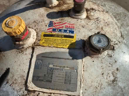 Photo of free 120 Gallon Propane Tank (Mooresville West Brawley Sch.) #1