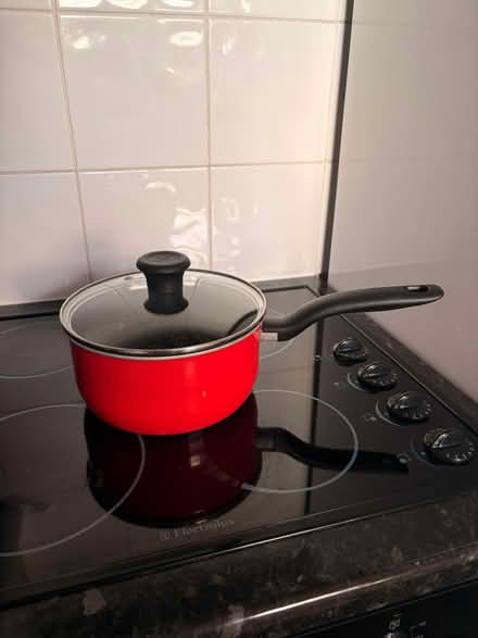 Photo of free 🍲 Red Tefal Saucepan + Glass Lid (Richmond TW9) #1