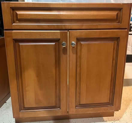 Photo of free Kitchen cabinet with extra panel (Downers Grove South Side) #1