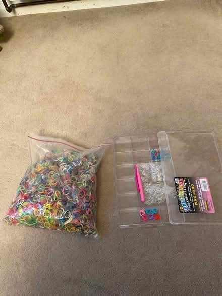 Photo of free Huge bag of loom bands and accessories (Whitegrove RG12) #1