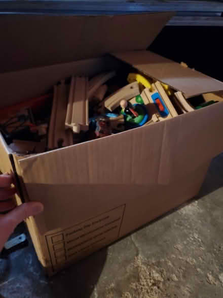 Photo of free Assorted brio and duplo-type pieces (Lowell highlands) #2