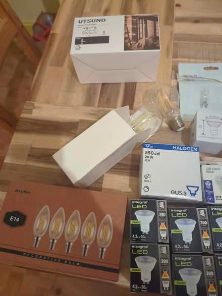 Photo of free Bulbs and light fittings (Bare, LA4) #2
