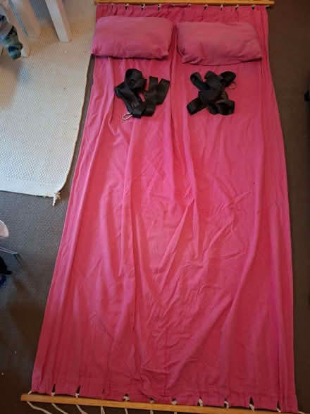 Photo of free Double Hammock with straps and pillows (Muswell Hill N10) #1