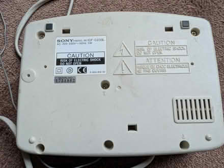 Photo of free Sony Radio Clock Alarm (Holland Park W11) #2