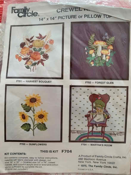 Photo of free needlework kits (West Townsend) #1