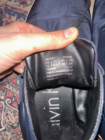 Photo of free Men’s Calvin Klein Shoes size 12 (Clinton Hill, Brooklyn) #4