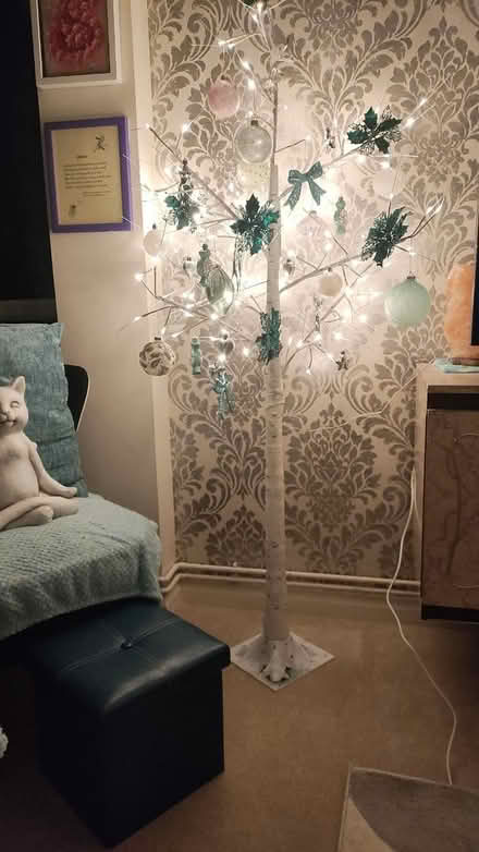Photo of free Pre-lit Twig Christmas Tree (RG213AD) #1