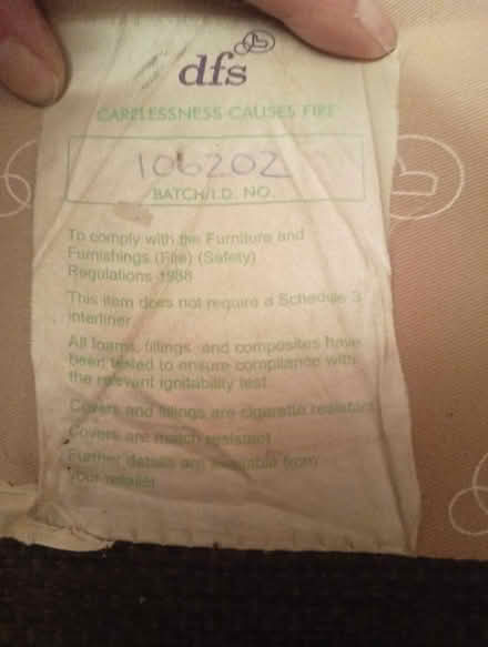 Photo of free Brown 3 seater settee (Kington, HR5) #3