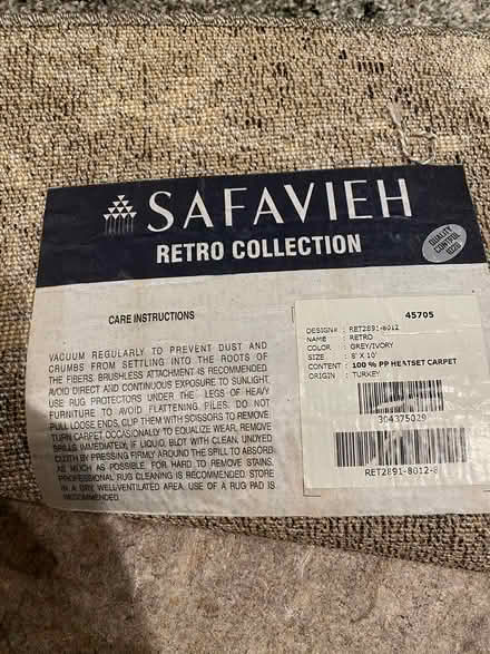 Photo of free Rug 8x10 (McLean, Va) #1