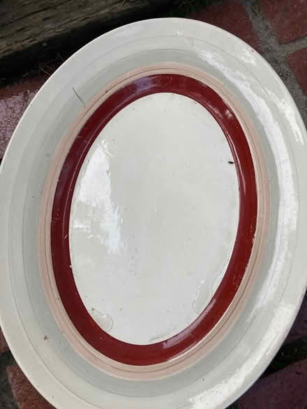 Photo of free Large oval platter, beige brown (Foothill Boulevard Cupertino) #1