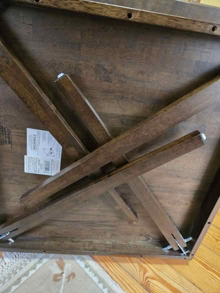 Photo of free Wood cardboard table & chairs (Queen Village Philadelphia) #3