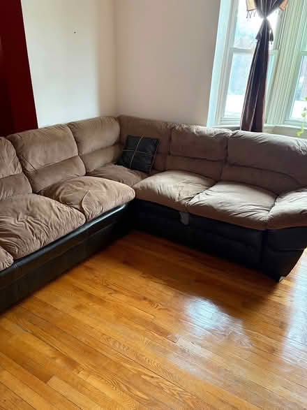 Photo of free 2 piece sectional (Northwood / Baltimore 21218) #2