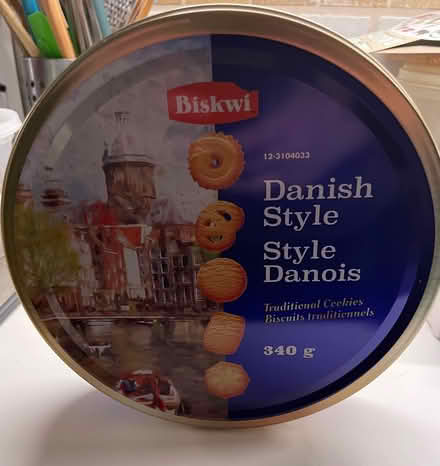 Photo of free Tin of cookies (Rogers Rd and Keele St) #1