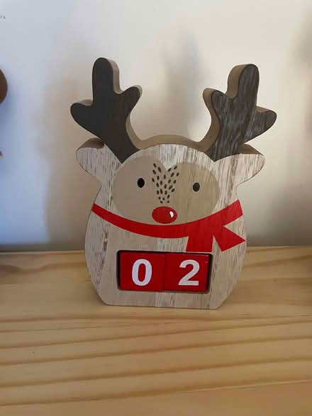 Photo of free Wooden Reindeer Xmas countdown (Appleton) #1