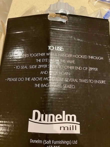 Photo of free hanging vacuum storage bag (Ealing W5 LONDON) #2