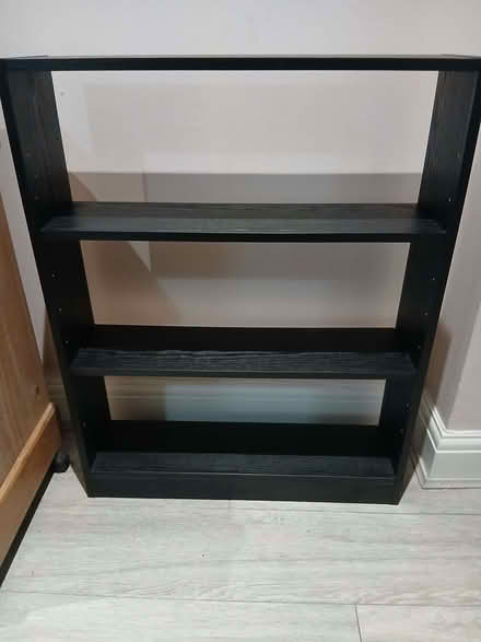 Photo of free Small black bookshelf (Fort Pitt ME1) #1