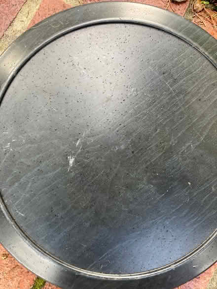 Photo of free Black wooden Lazy Susan (Foothill Boulevard Cupertino) #1