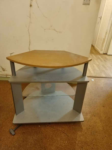 Photo of free TV stand on wheels (Bedford) #1